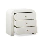 Hump 38" Arched 3-Drawer Bedside Chest