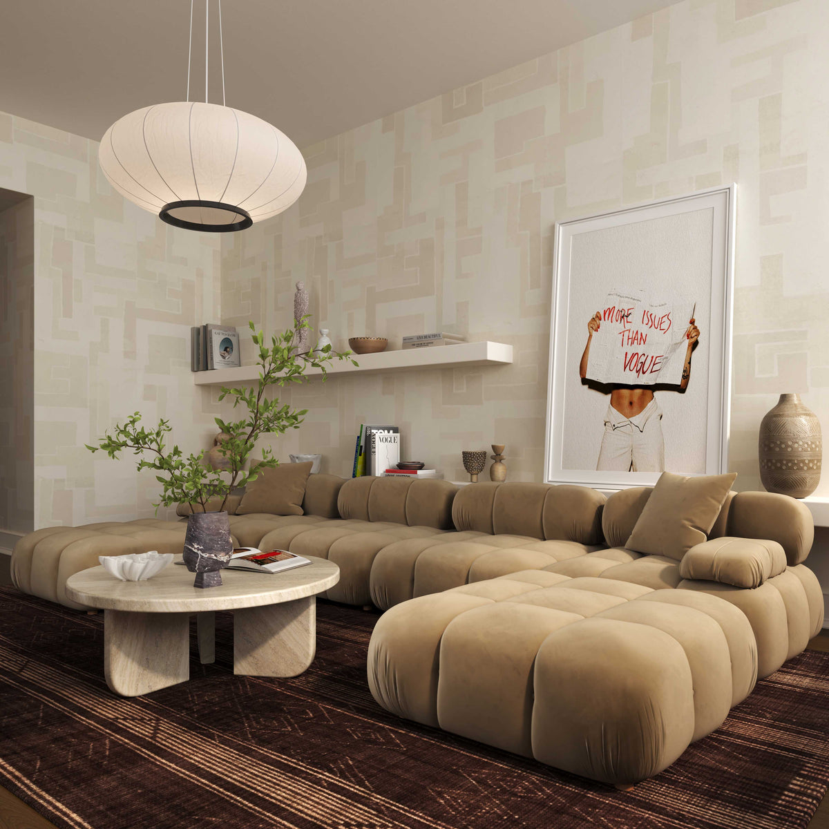 Calliope Performance Modular Corner Chair
