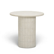 Fafo Beige Indoor/Outdoor Concrete Side Table