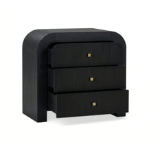 Hump 38" Arched 3-Drawer Bedside Chest
