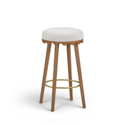 Oodle Performance Vegan Mohair Bar and Counter Stool
