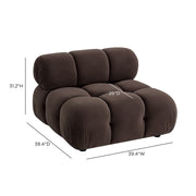 Calliope Performance Modular Armless Chair