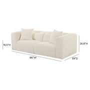 Tarra 86" Modular Loveseat