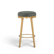 Oodle Performance Vegan Mohair Bar and Counter Stool