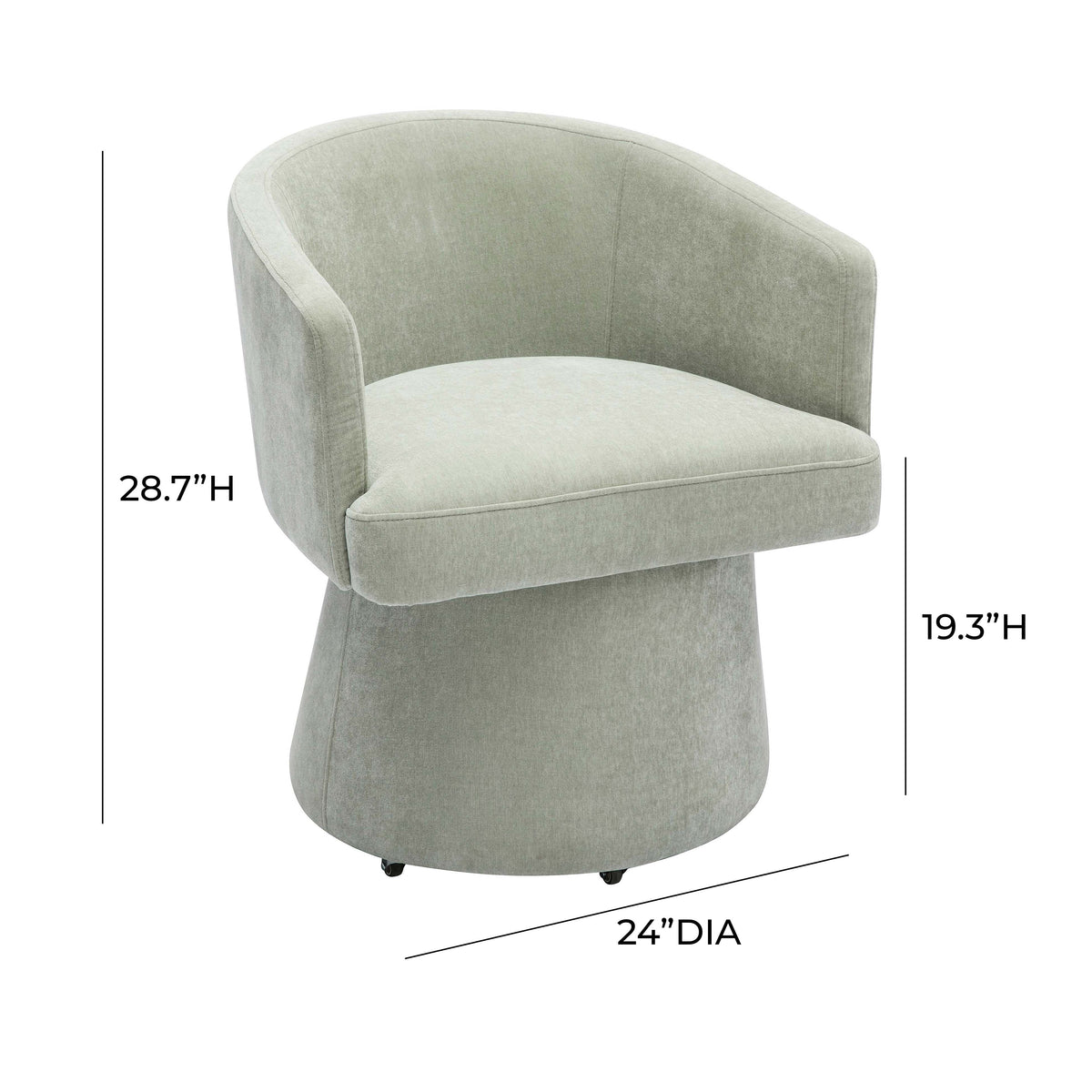 Kristen Rolling Desk Chair