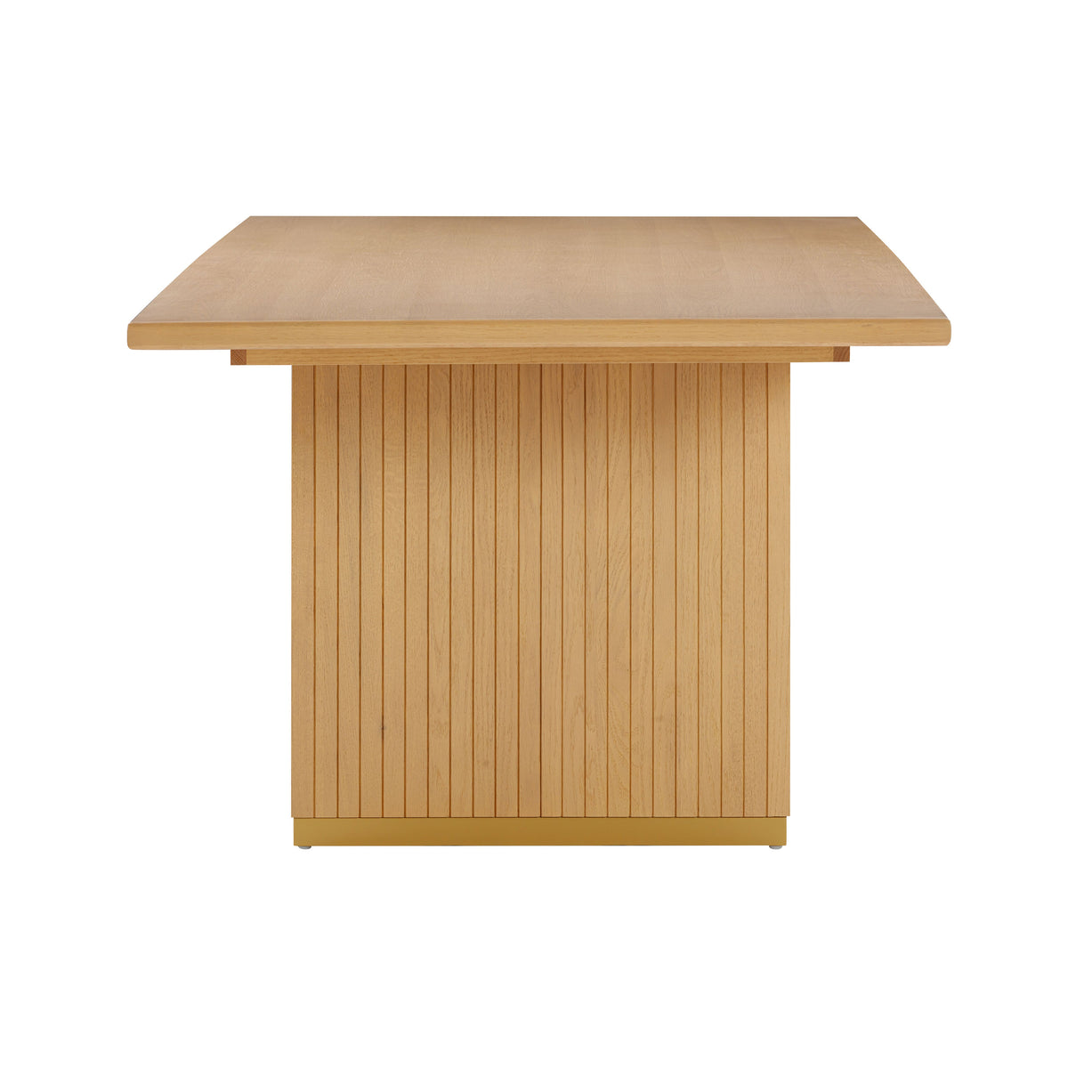 Chelsea Oak Wood Rectangular Dining Table (79"-96")