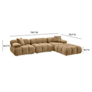 Calliope 4-Piece Performance Modular Sectional