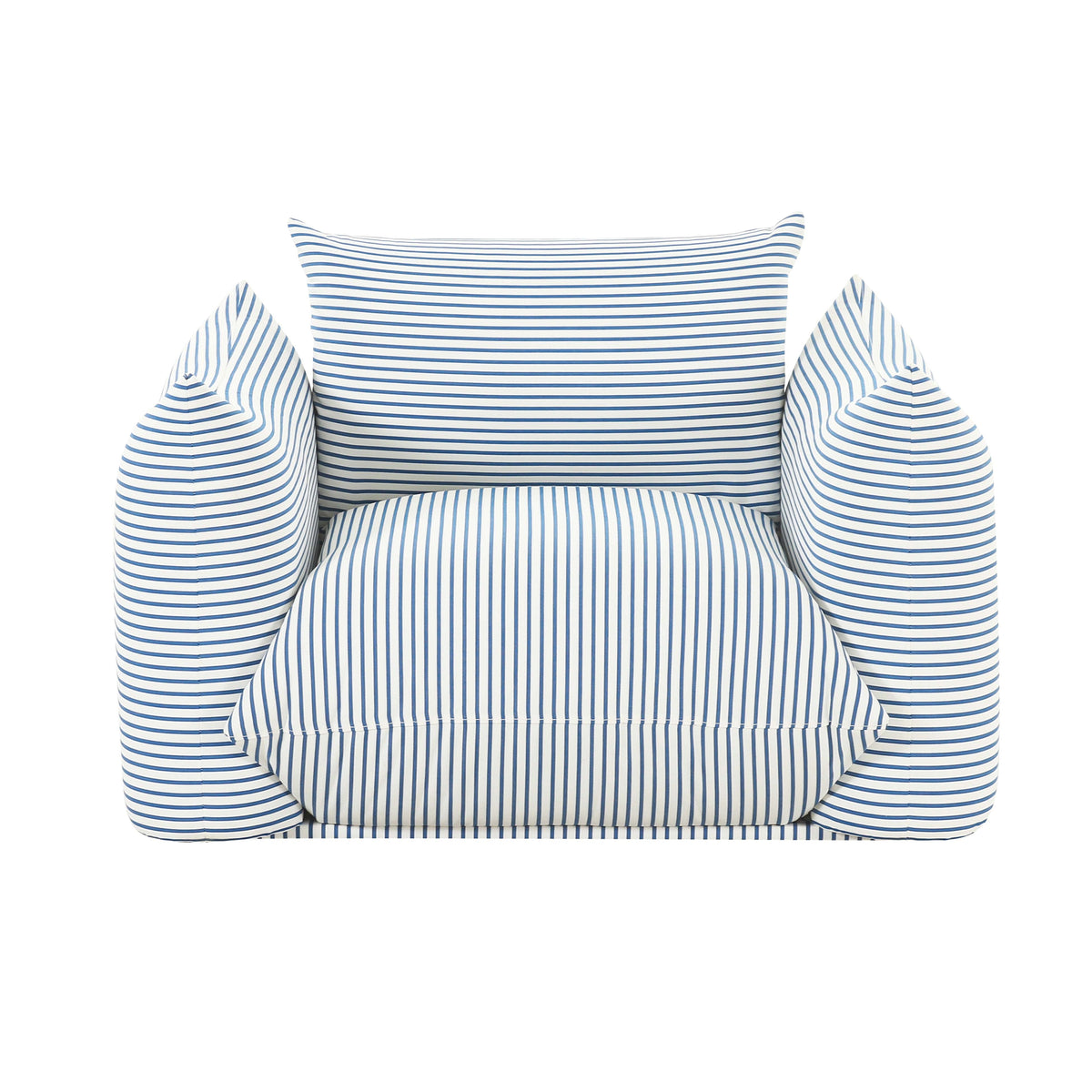 Saint Tropez Stuffed Indoor/Outdoor Armchair