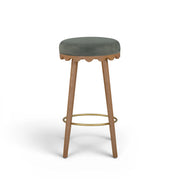 Oodle Performance Vegan Mohair Bar and Counter Stool
