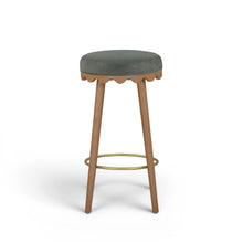 Oodle Performance Vegan Mohair Bar and Counter Stool