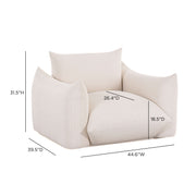 Saint Tropez Stuffed Indoor/Outdoor Armchair