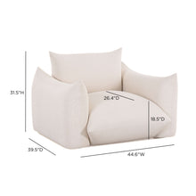Saint Tropez Stuffed Indoor/Outdoor Armchair
