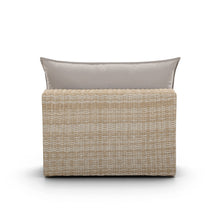 Cali Performance Fabric & Wicker Outdoor Armless Chair