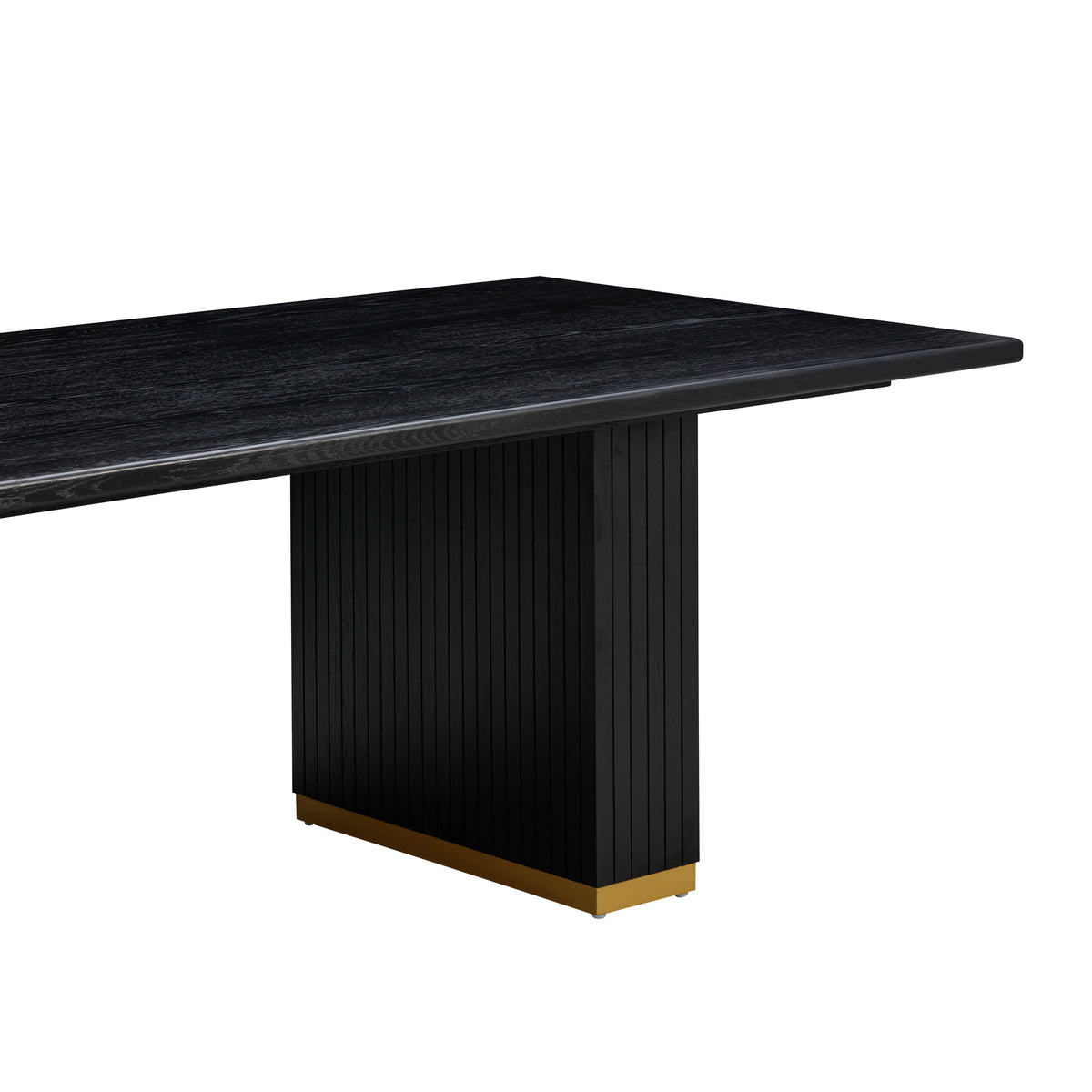 Chelsea Oak Wood Rectangular Dining Table (79"-96")