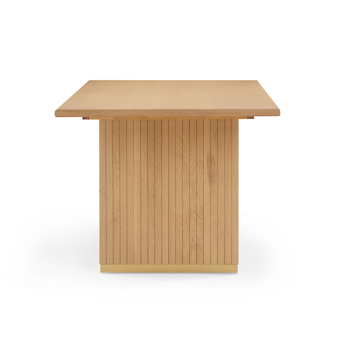 Chelsea Oak Wood Rectangular Dining Table (79"-96")