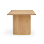 Chelsea Oak Wood Rectangular Dining Table (79"-96")