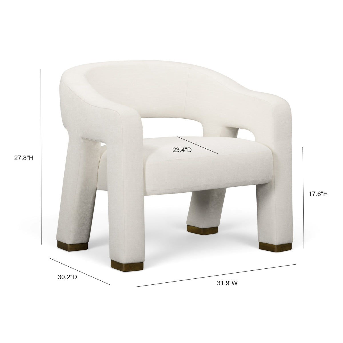 Florence Linen Accent Chair