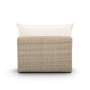 Cali Performance Fabric & Wicker Outdoor Armless Chair