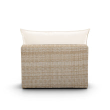 Cali Performance Fabric & Wicker Outdoor Armless Chair