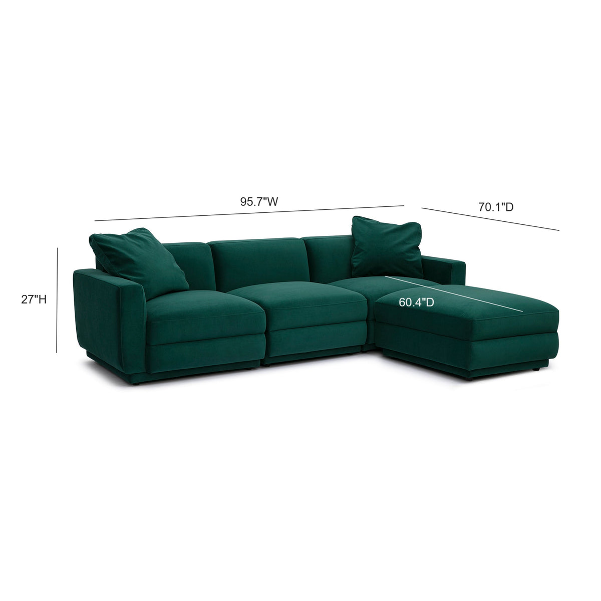Perry 4-Piece Modular Sectional