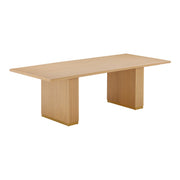 Chelsea Oak Wood Rectangular Dining Table (79"-96")