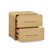 Marissa 22" Ash 2-Drawer Nightstand
