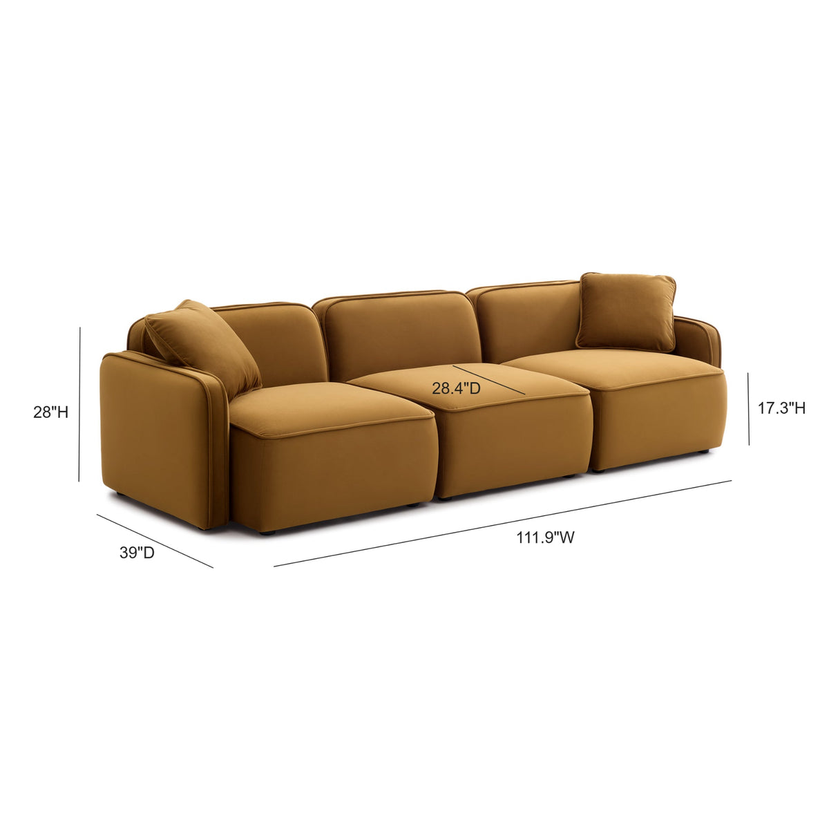Travie 112" Modular Sofa