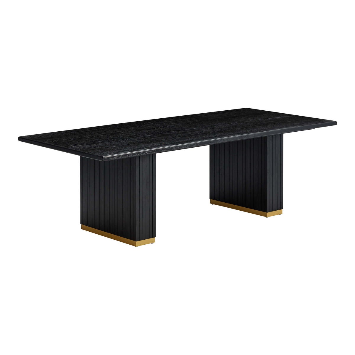 Chelsea Oak Wood Rectangular Dining Table (79"-96")