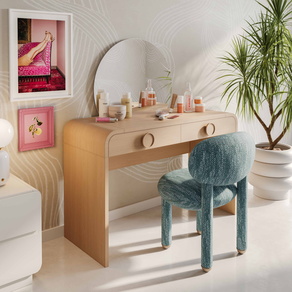 Manu Performance Fabric Side Chair