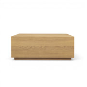 Brienne 47" Natural Oak Oversize Square Coffee Table