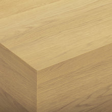 Brienne 47" Natural Oak Oversize Square Coffee Table