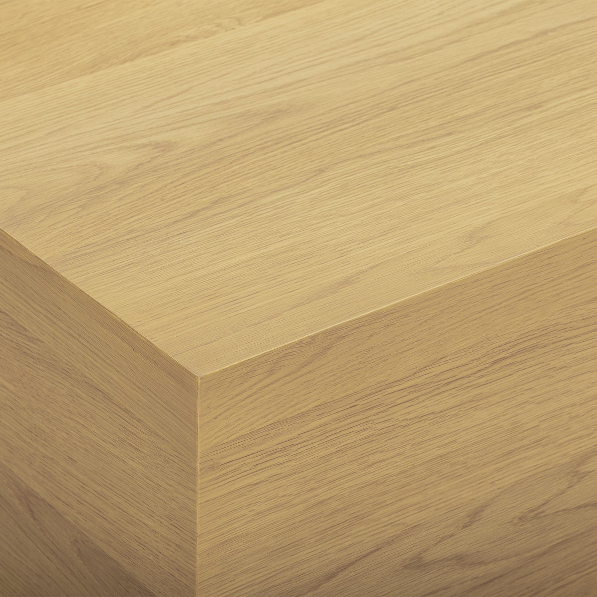Brienne 47" Natural Oak Oversize Square Coffee Table