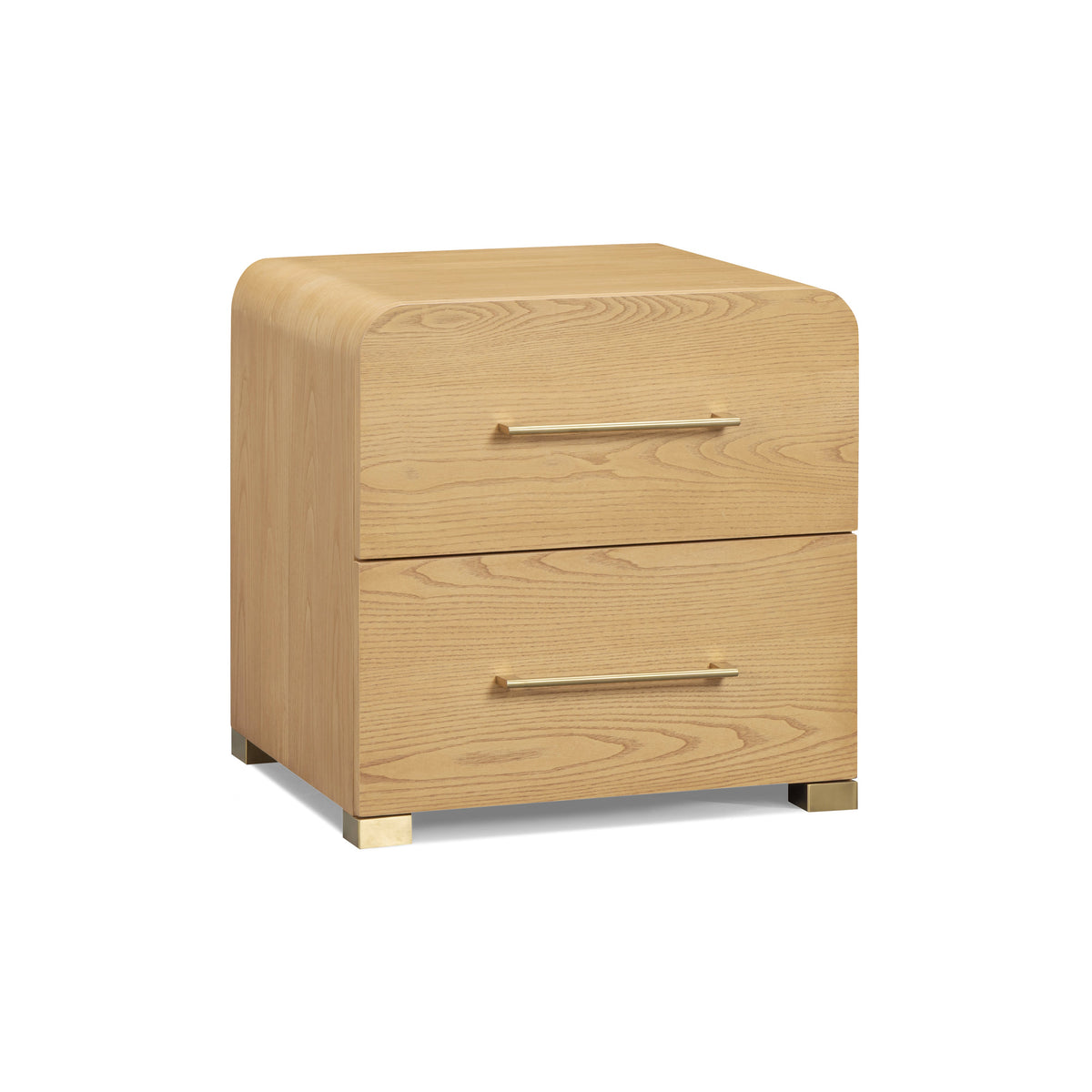 Marissa 22" Ash 2-Drawer Nightstand
