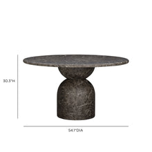 Cynthia 54" Concrete Indoor/Outdoor Dining Table