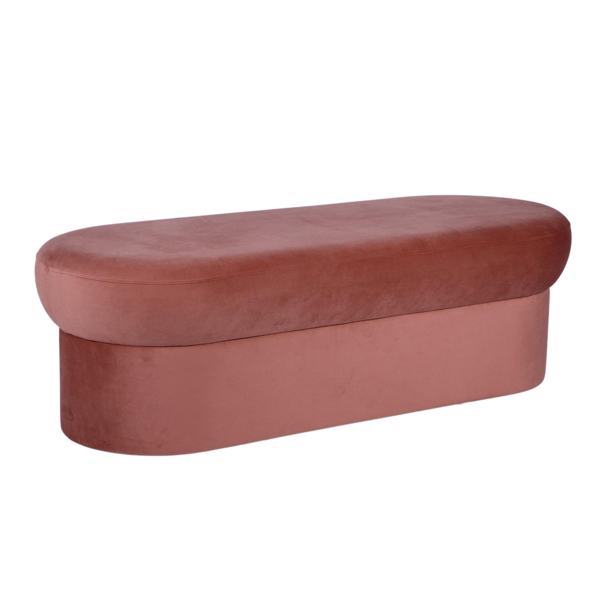 Andrea Performance Velvet Storage Bench (31"-50")