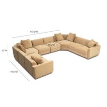 Perry 8-Piece Modular Large U-Sectional