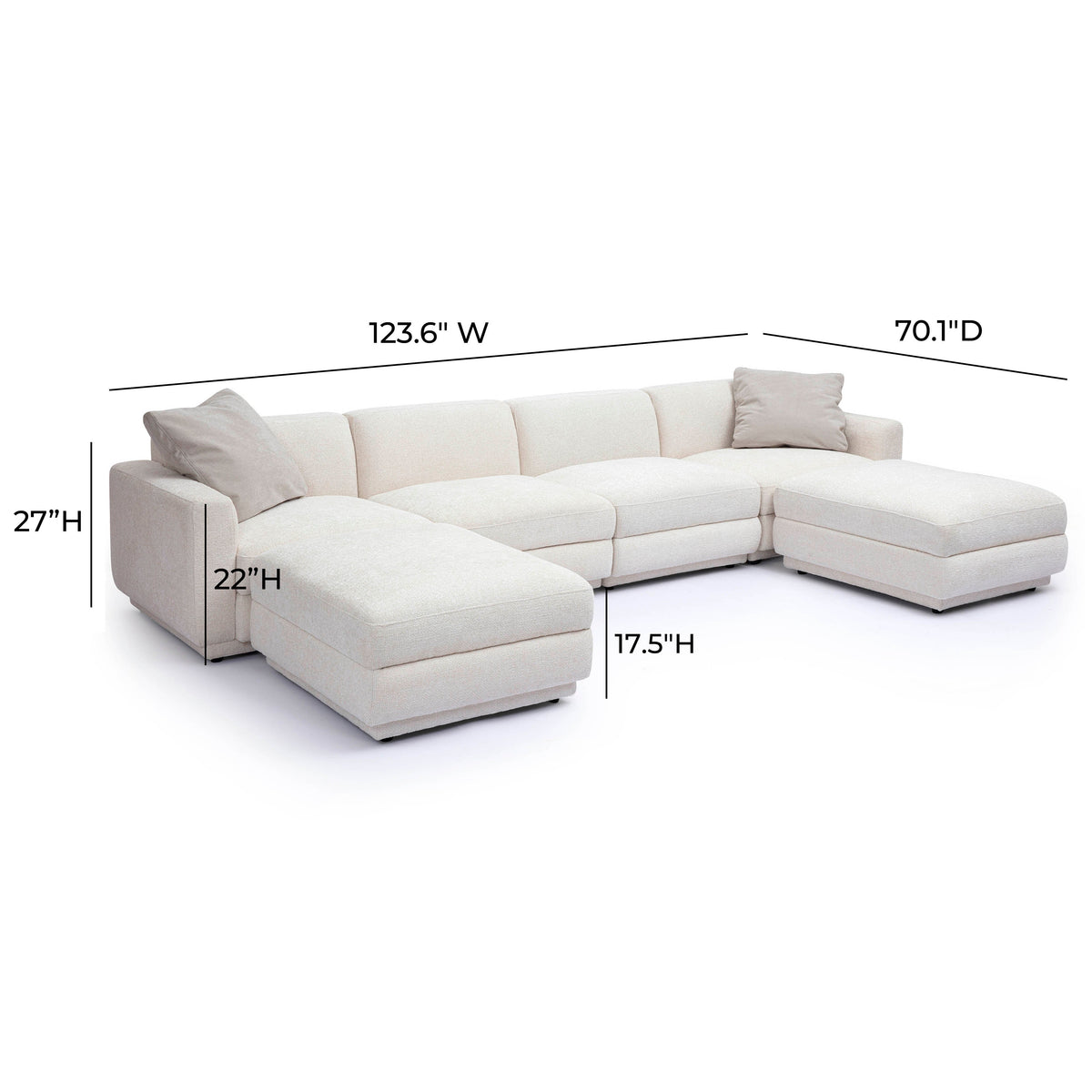 Perry 6-Piece Modular U-Sectional