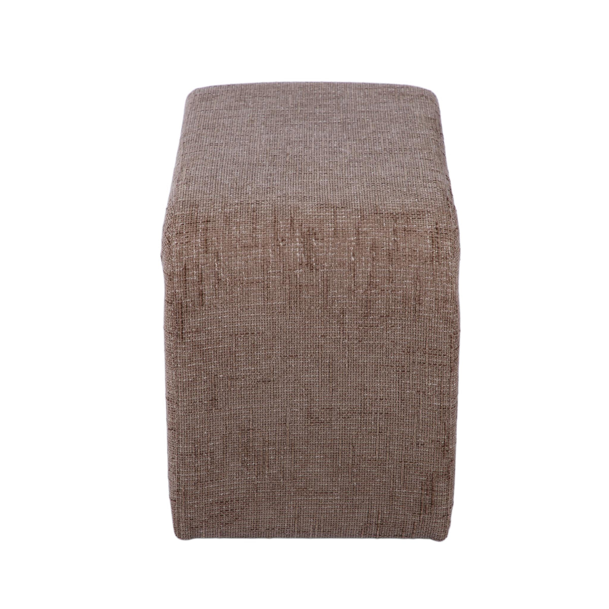 Alvie Railroad Chenille Storage Side Table
