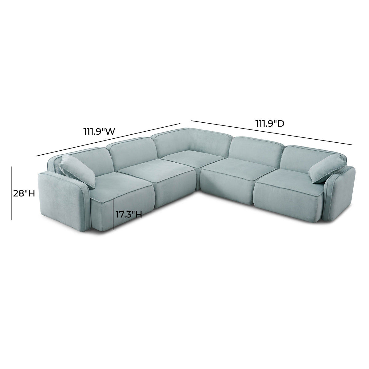 Travie 5-Piece Modular L-Sectional