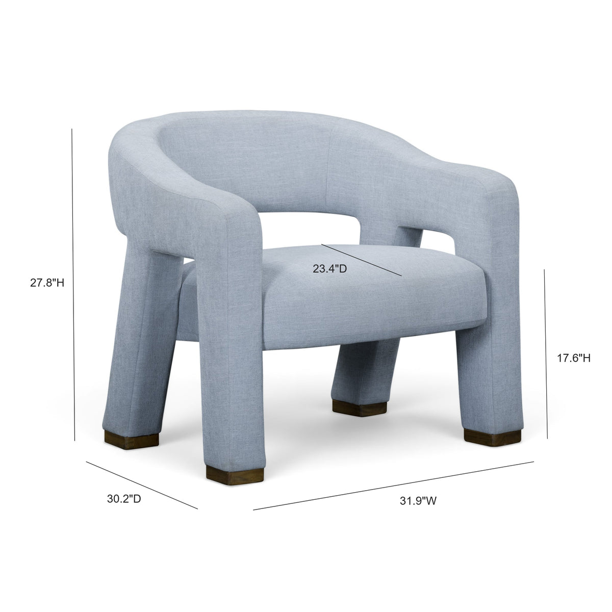 Florence Linen Accent Chair