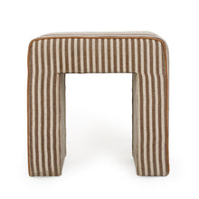 Byron Square Cotton Jute Ottoman