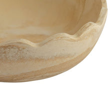Holly Scalloped Resin Salad Bowl