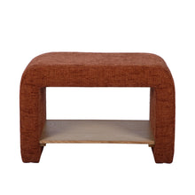 Alvie Railroad Chenille Storage Side Table