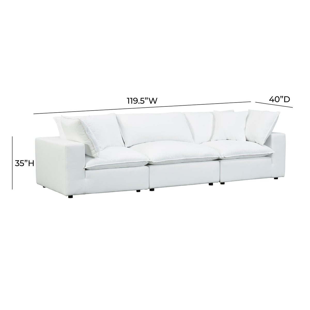 Cali 120" Modular Sofa