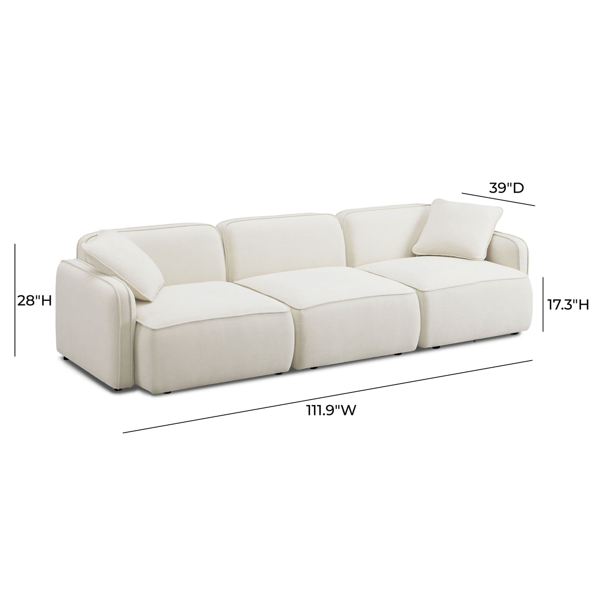 Travie 112" Modular Sofa