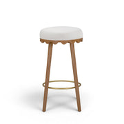 Oodle Performance Vegan Mohair Bar and Counter Stool