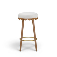 Oodle Performance Vegan Mohair Bar and Counter Stool
