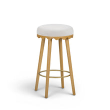 Oodle Performance Vegan Mohair Bar and Counter Stool