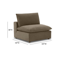 Cali Modular Armless Chair