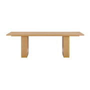 Chelsea Oak Wood Rectangular Dining Table (79"-96")